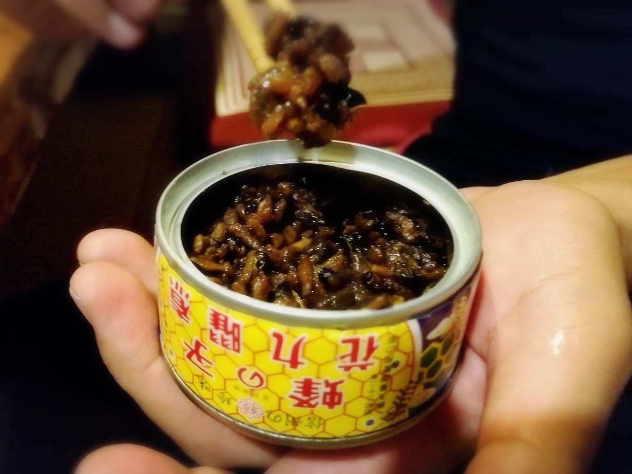 酒N　2023-7-29　蜂の粉の佃煮(流し素麺)
