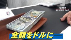 資産の全額をドルに両替する日本人